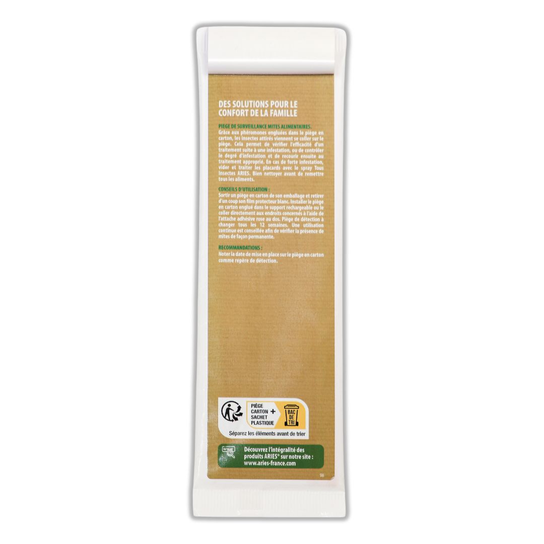 ARIES - Recharges pour support mites alimentaires, 5 pièges