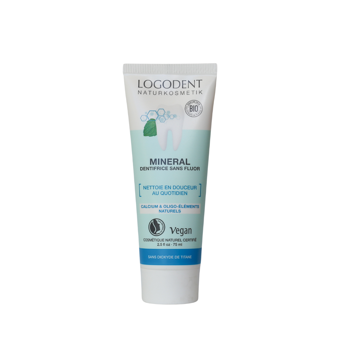 LOGONA - Dentifrice Minéral sans fluor, 75 ml