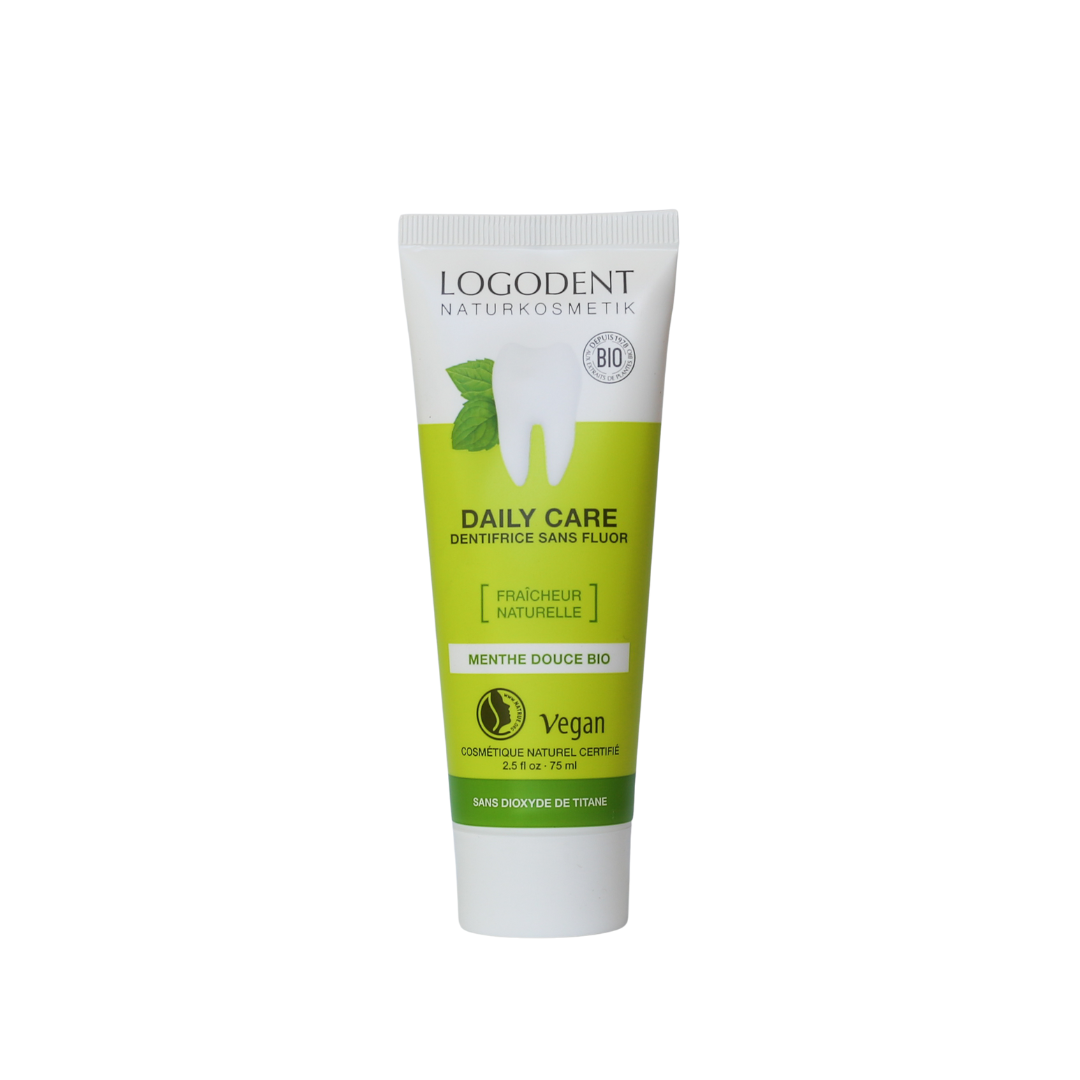 LOGONA - Dentifrice Daily Care fraîcheur sans fluor, 75 ml