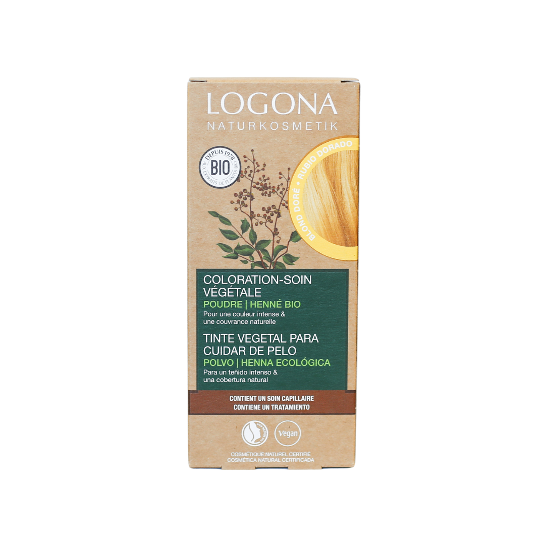 LOGONA - Coloration-soin blond doré, 100 g