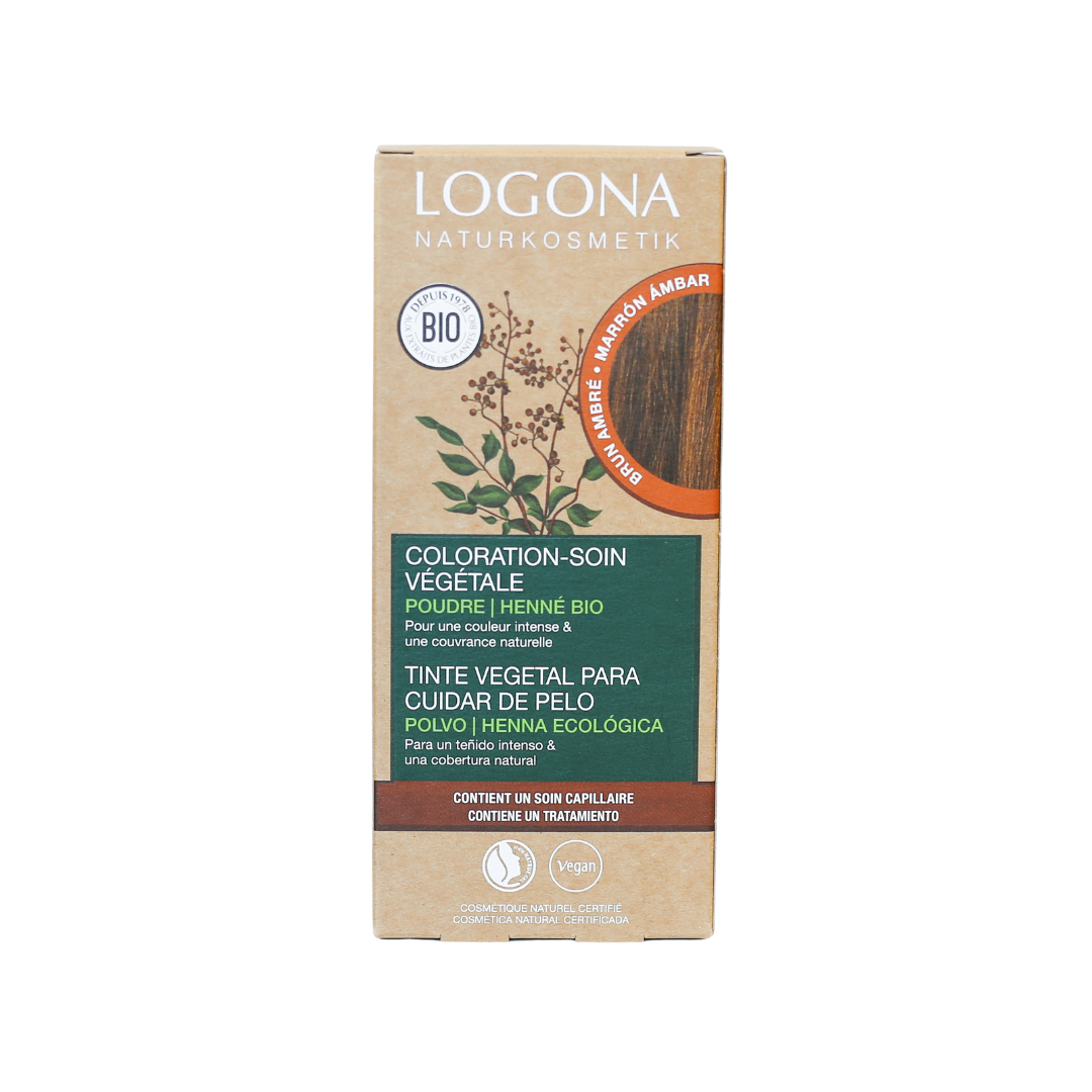LOGONA - Coloration-soin brun ambré, 100 g