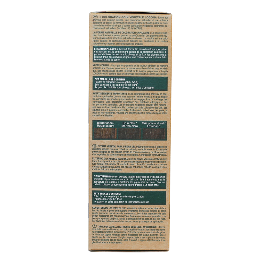LOGONA - Coloration-soin brun ambré, 100 g