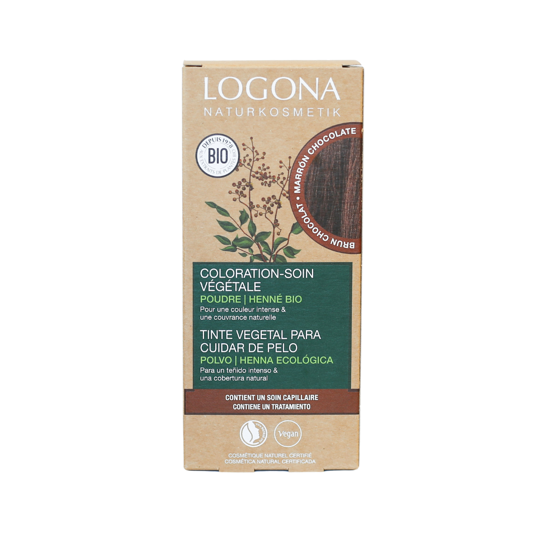 LOGONA - Coloration-soin brun chocolat, 100 g