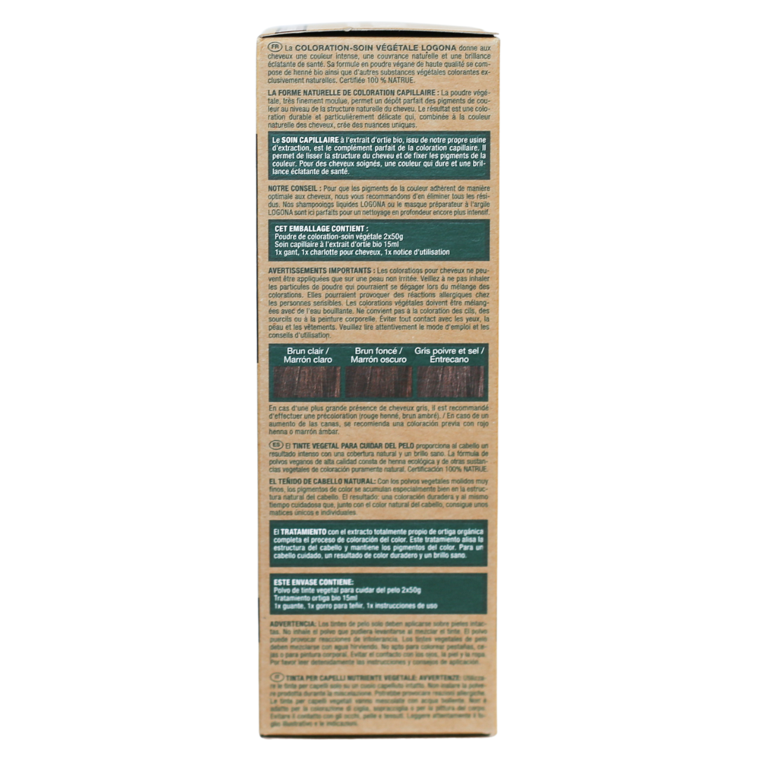 LOGONA - Coloration-soin brun chocolat, 100 g