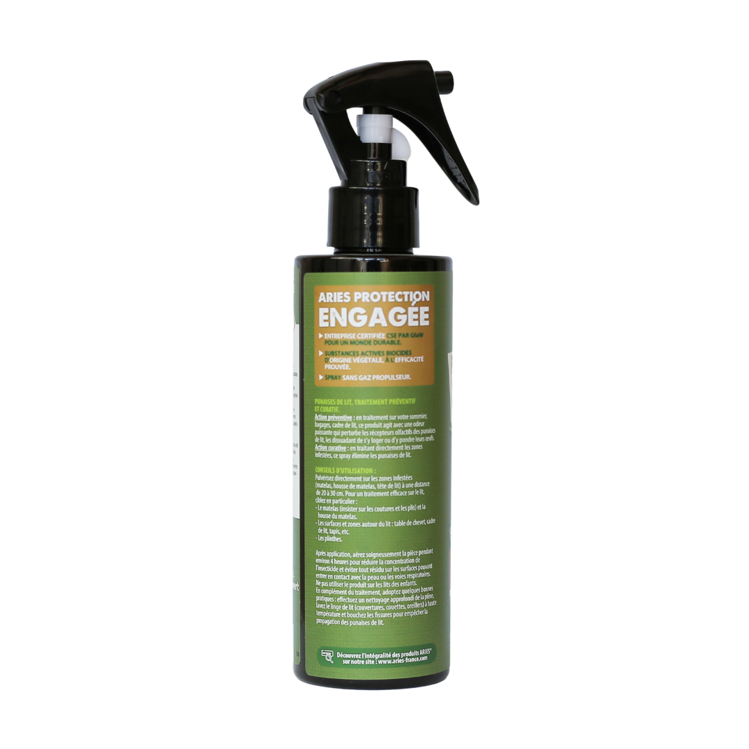 ARIES - Spray préventif punaises de lit, 200 ml