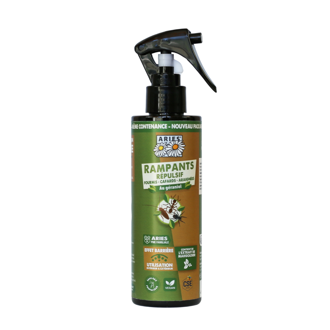 ARIES - Spray répulsif Fourmis Cafards Araignées, 200 ml