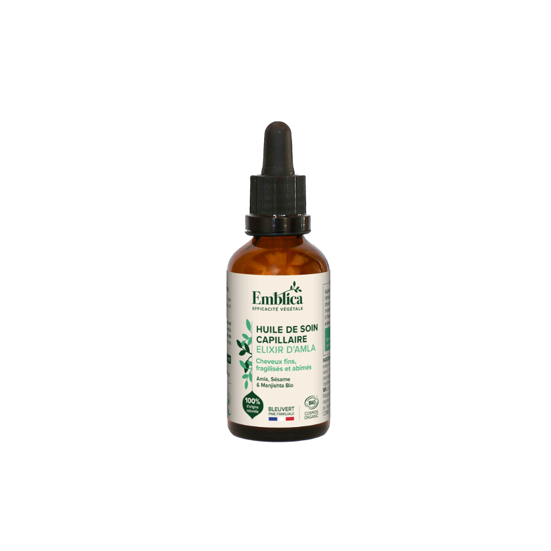 EMBLICA - Huile de soin capillaire Elixir d'Amla, 50 ml