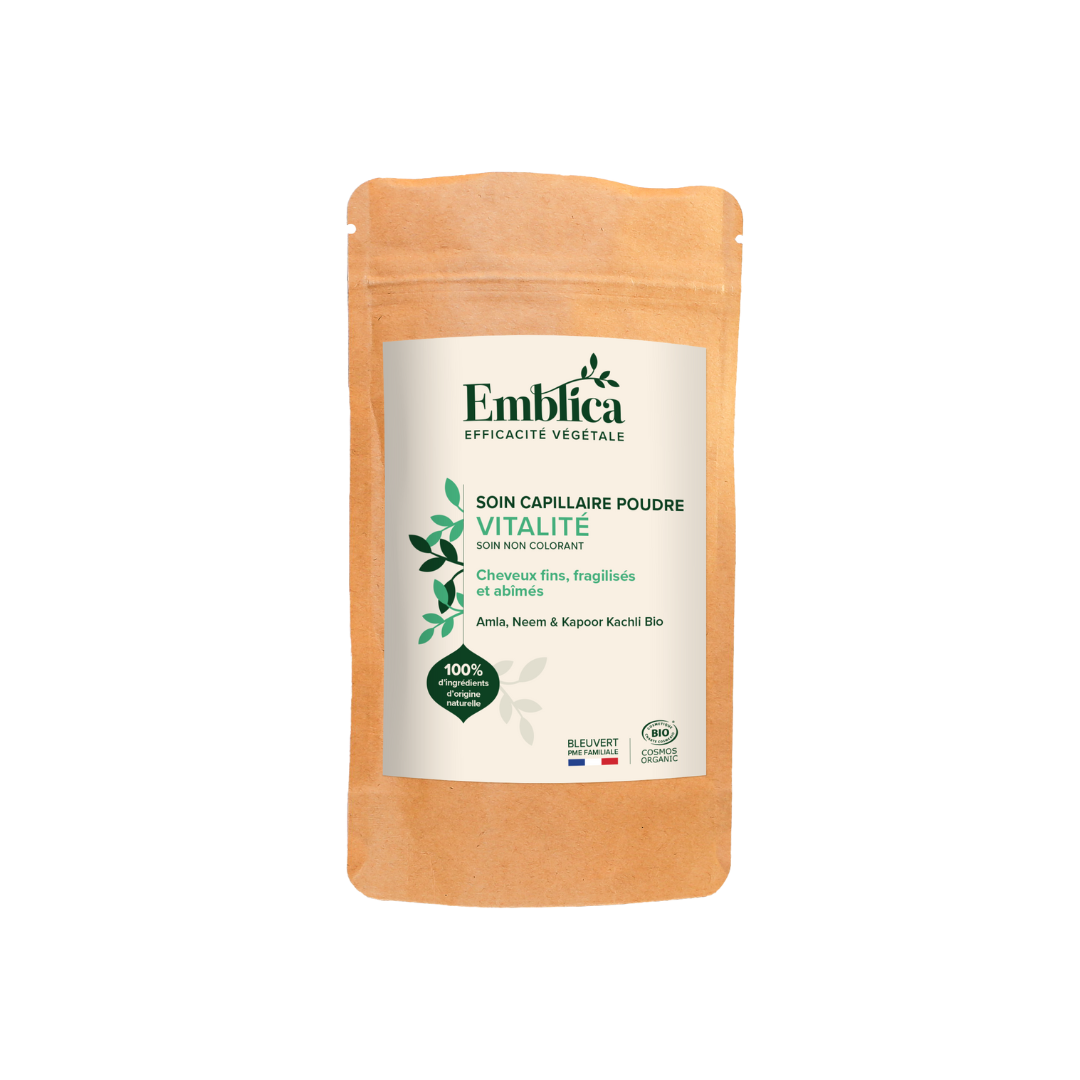 EMBLICA - Soin capillaire poudre Vitalité, 100 g