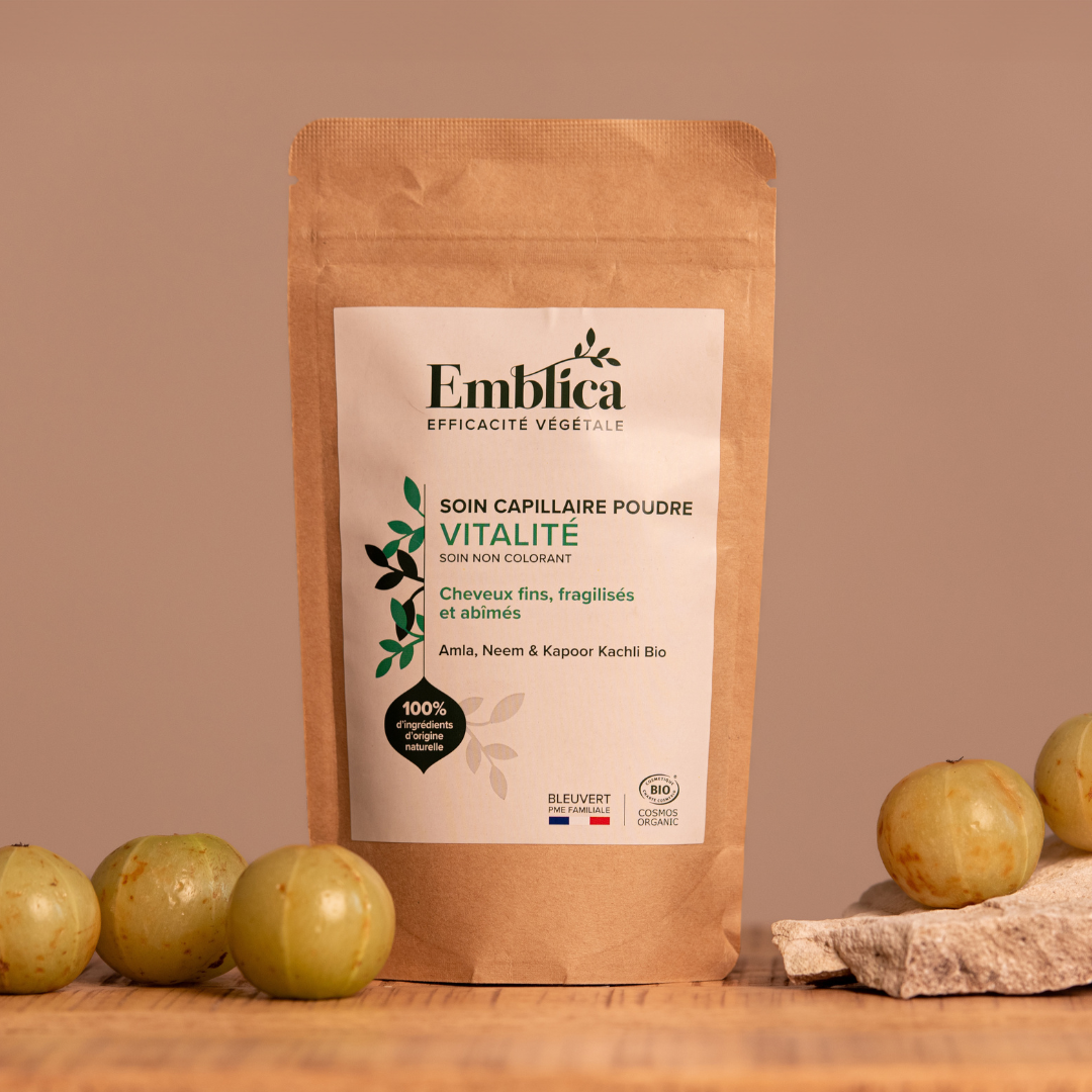 EMBLICA - Soin capillaire poudre Vitalité, 100 g