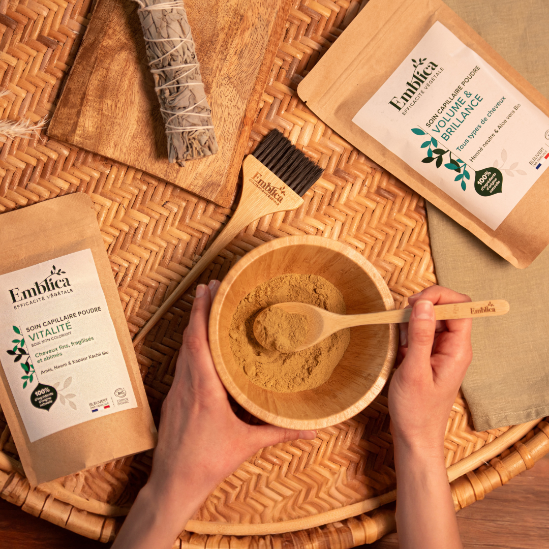 EMBLICA - Soin capillaire poudre Vitalité, 100 g