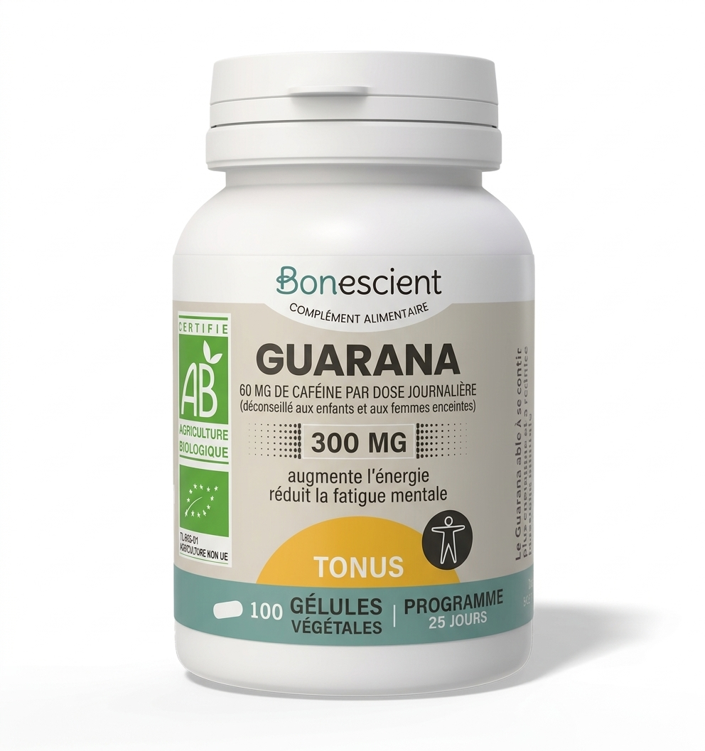 BONESCIENT - Guarana 300 mg (100 gélules)