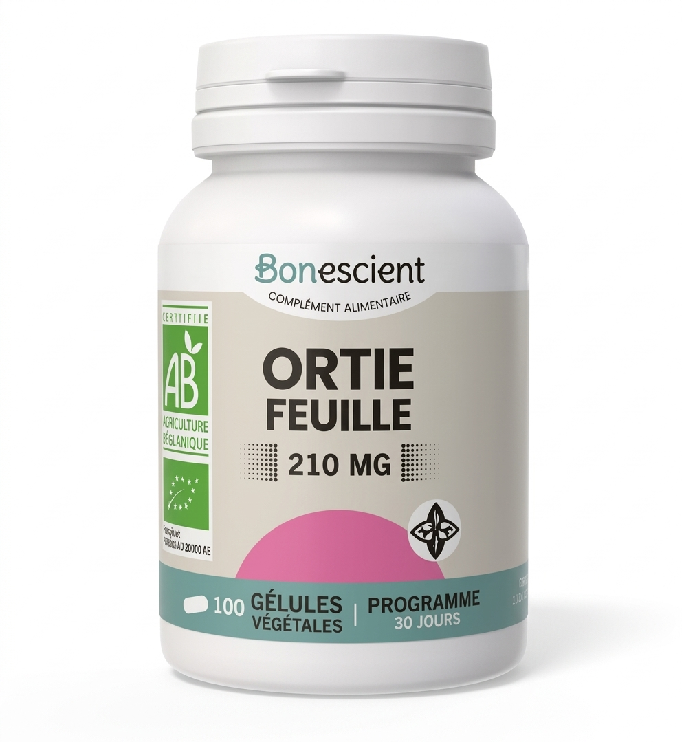 BONESCIENT - Ortie feuille 210 mg (100 gélules)