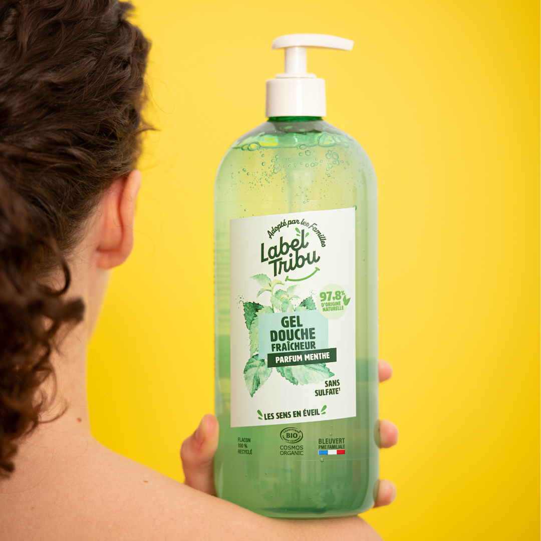 LABEL TRIBU - Gel douche Fraîcheur, 1 L