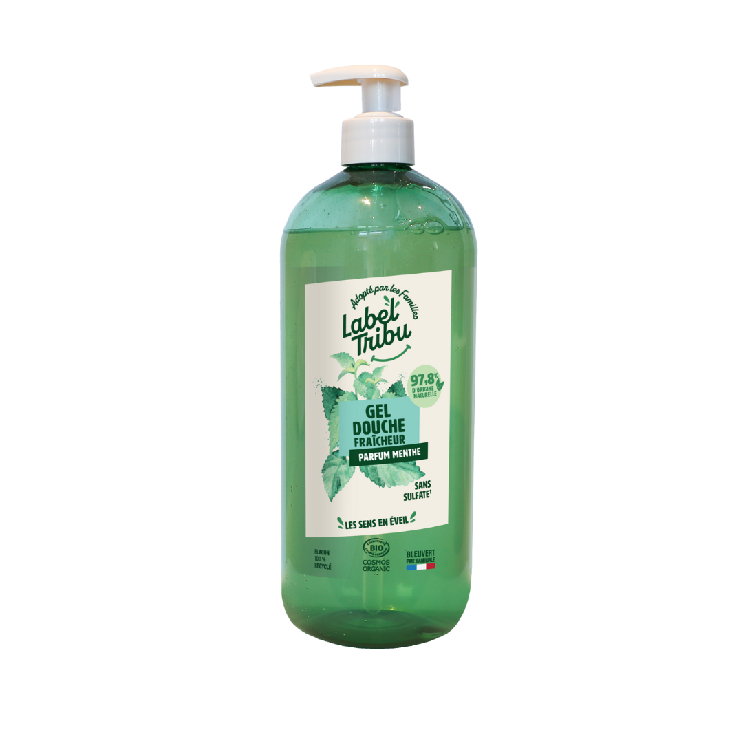 LABEL TRIBU - Gel douche Fraîcheur, 1 L