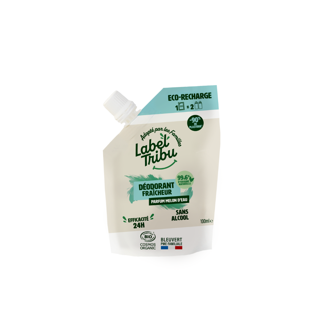 LABEL TRIBU - Recharge déodorant Melon d'Eau, 100 ml