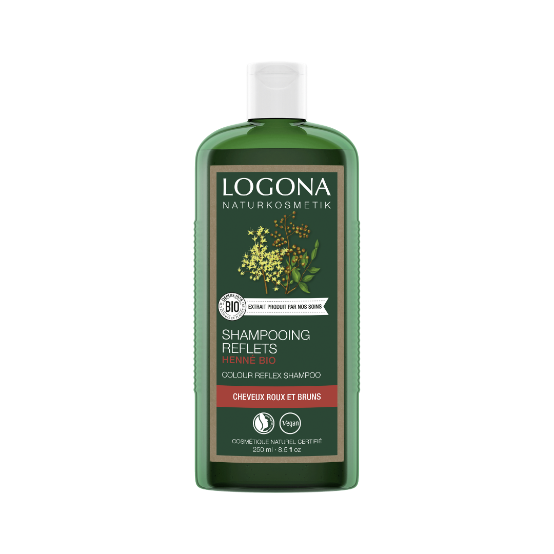 LOGONA - Shampooing color reflex henné, 250 ml
