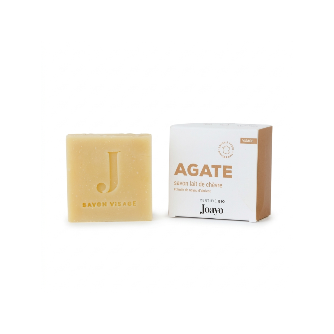 JOAYO - Agate Savon visage au lait de chèvre 100 g