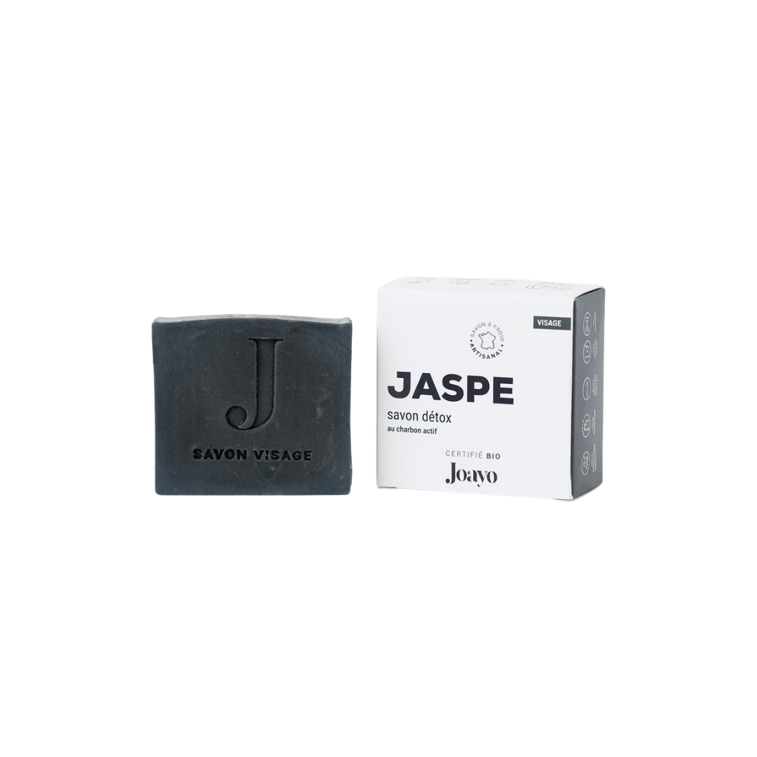JOAYO - Savon visage detox au charbon actif 100 g